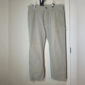 Rustler Carpenter Pants Grey/Green sz 38 E7685BH